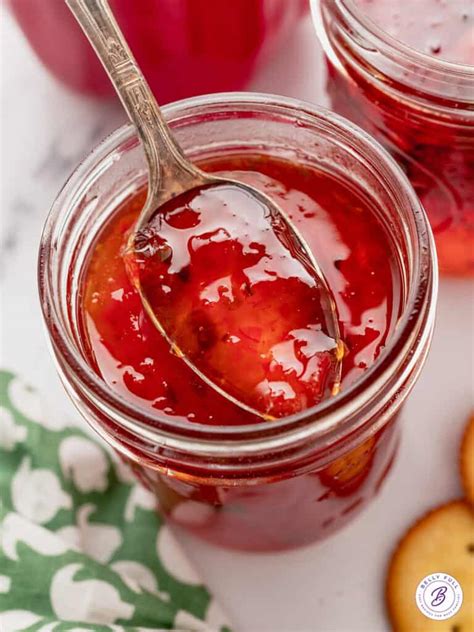 Red Pepper Jelly Recipe - Belly Full