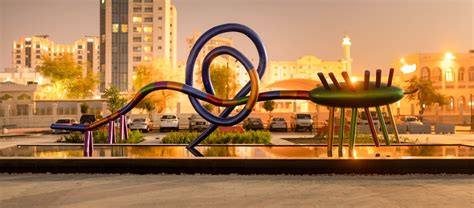 Qatar Museums installs new public artworks with Ashghal’s support