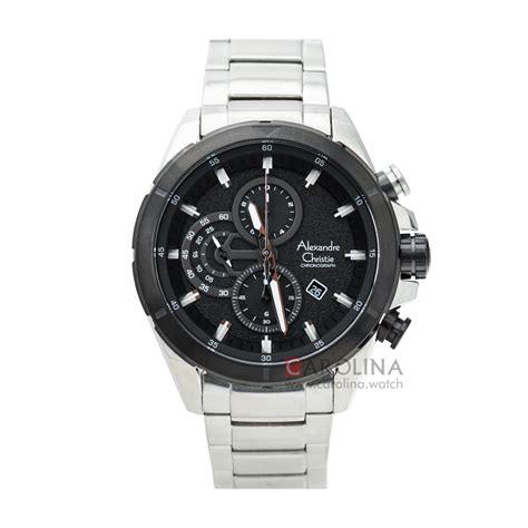 Jam Tangan Alexandre Christie Chronograph AC 6508 MCBTBBA Men Black Di – Carolina Watch