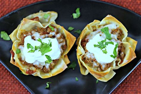 Muffin Tin Taco Cups ~ Sweet Beginnings Blog