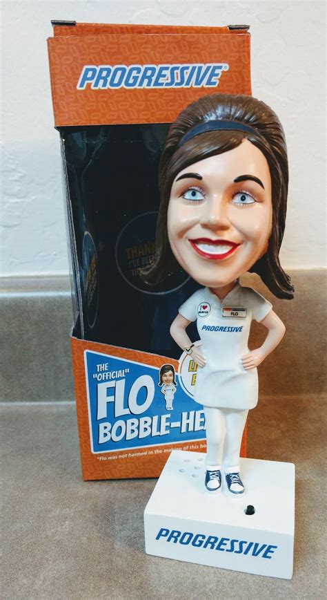 Progressive insurance Flo talking Bobblehead | Bobble head, Wacky wobbler, Bobble