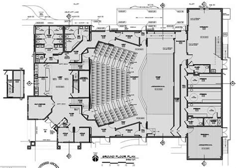 Floor Plans | Floor plans, Auditorium architecture, Auditorium design