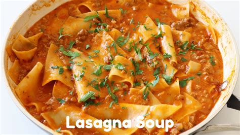 TikTok Viral Lasagna Soup Recipe | find my recipes