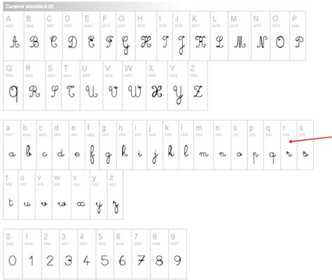 Cursive Standard Font | Typography, Cursive, Fonts