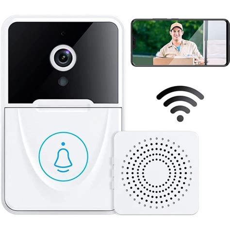 Wireless doorbell camera with chime, smart video doorbell camera ...