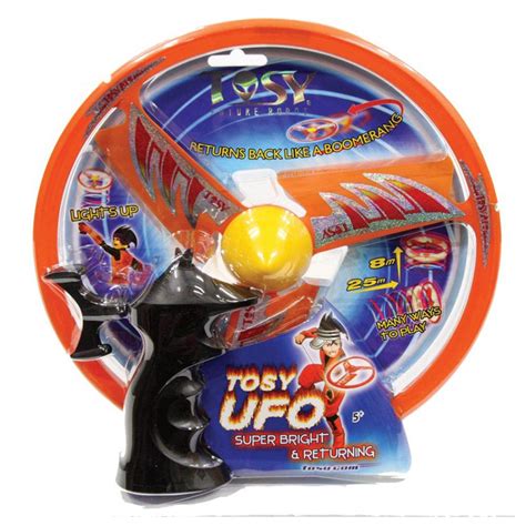 Tosy Light Up UFO Fun Children's Novelty Spinner Toy#N# – Yellow Octopus