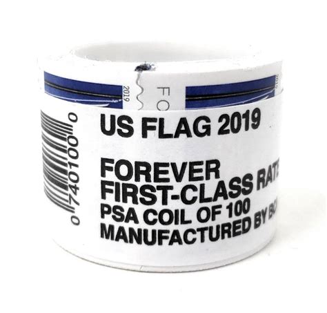 100 USPS Forever Stamps Roll Coil of 2019 US Flag Postage | Etsy