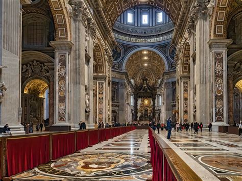 Saint Peter's Basilica of the Vatican in Rome in Italy