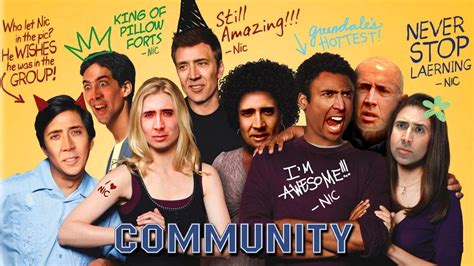 Nicolas Cage as the Cast of Community [Face Swap]