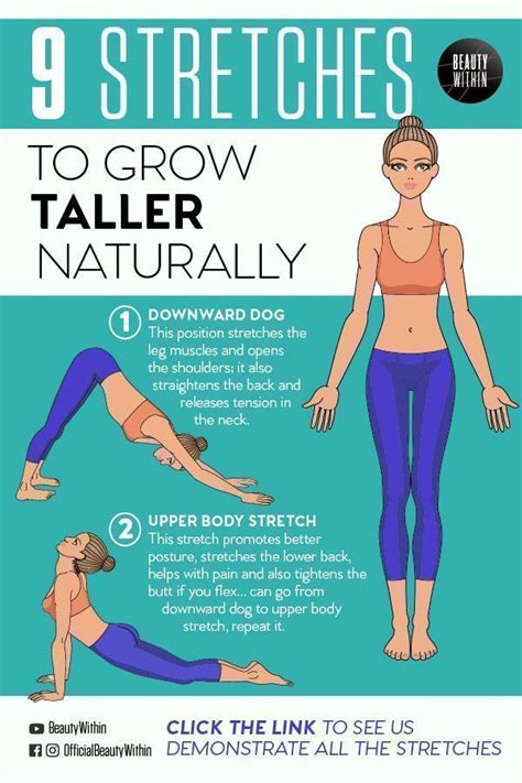 7 Stretches to Grow Taller & Improve Posture BONUS... #BONUS #BONUS #Grow #Improve #Posture ...