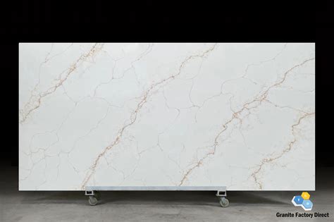 Calacatta Gold Quartz Countertop, Island, and Slab – Granite Factory Direct