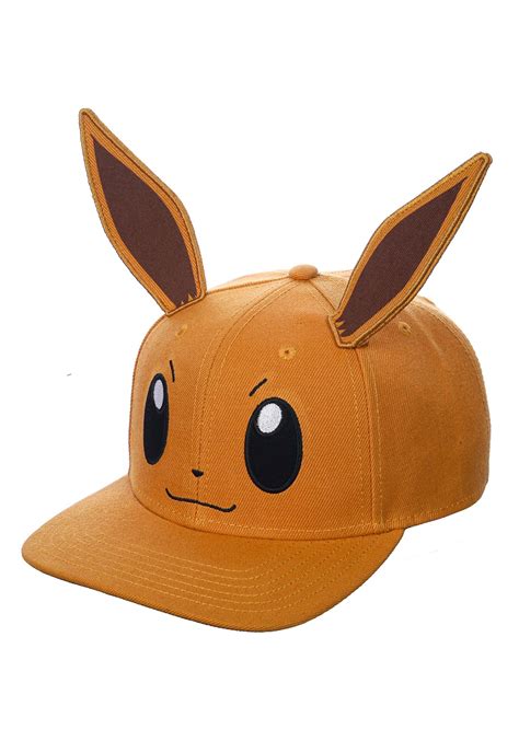 Pokemon Eevee 3D Cosplay Pre-Curved Snapback