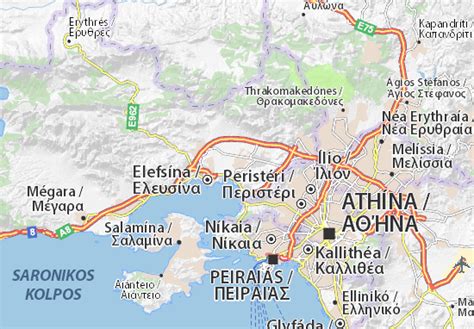 MICHELIN Asprópyrgos map - ViaMichelin