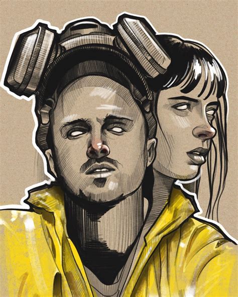 Jesse Pinkman & Jane / Breaking Bad illustration by @onurchavdar ...