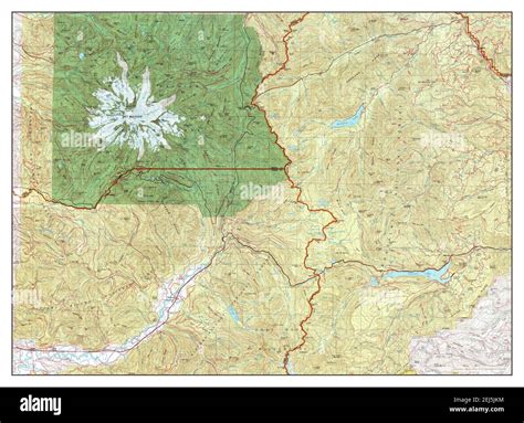 Mount Rainier, Washington, map 1978, 1:100000, United States of America by Timeless Maps, data U ...