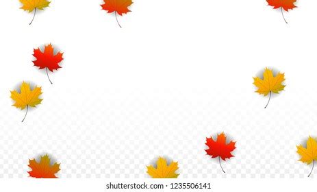 October Vector Background Golden Falling Leaves Stock Vector (Royalty ...