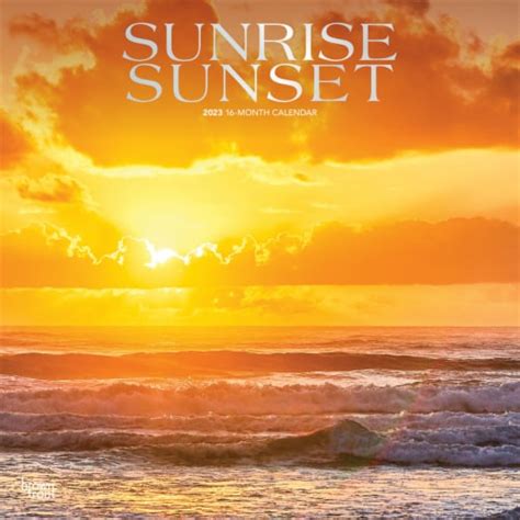 BrownTrout 2023 Sunrise Sunset Wall Calendar, 1 ct - Fred Meyer