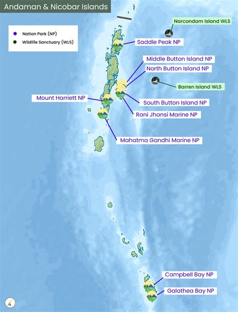 Andaman & Nicobar Islands Map - UPSC