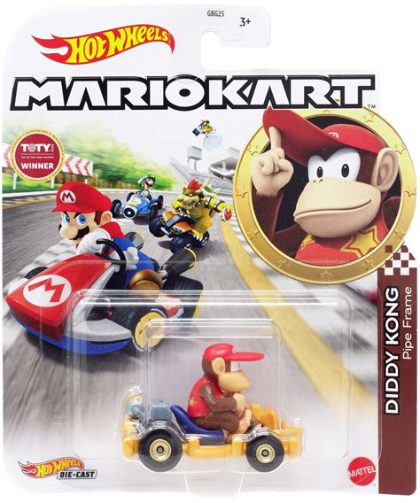 Buy Hot Wheels Mario Kart Diddy Kong, Pipe Frame Online at desertcart UAE