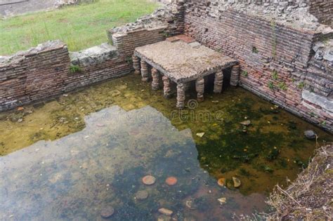 Roman Baths Thermae of the 2th Century a.D. Stock Image - Image of unesco, century: 157466475