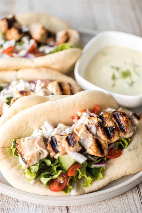 Greek Chicken Gyros with Tzatziki - Ahead of Thyme