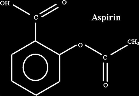 Aspirin Molecule Structure