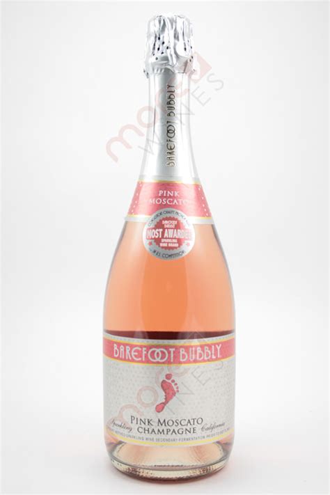 Barefoot Bubbly Pink Moscato Sparkling Wine 750ml - MoreWines