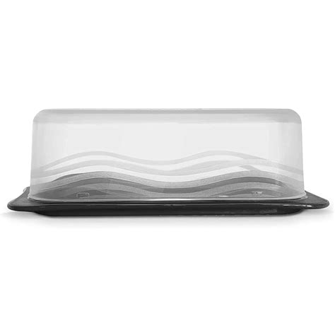 Signora Ware Plastic Butter Dish with Lid Butter Holder Storage Container, Black - Walmart.com