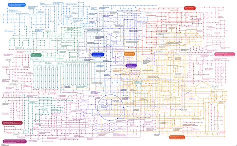 Map of the human metabolic pathways [2997x1849] : MapPorn