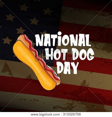 National Hot Dog Day Vector & Photo (Free Trial) | Bigstock