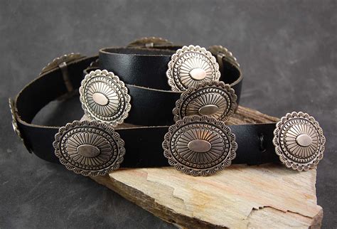 Belt Loop Concho Belt by Gary Custer - eagle-plumes.com