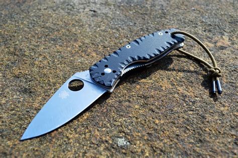 Spyderco Persistence…… Custom modified G10 scales I did myself. I got ...