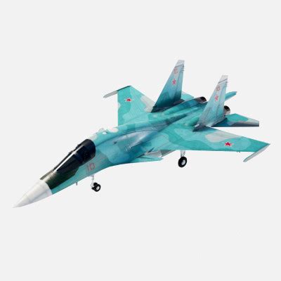 Sukhoi SU-34 Fullback 3D Model by NETRUNNER_pl