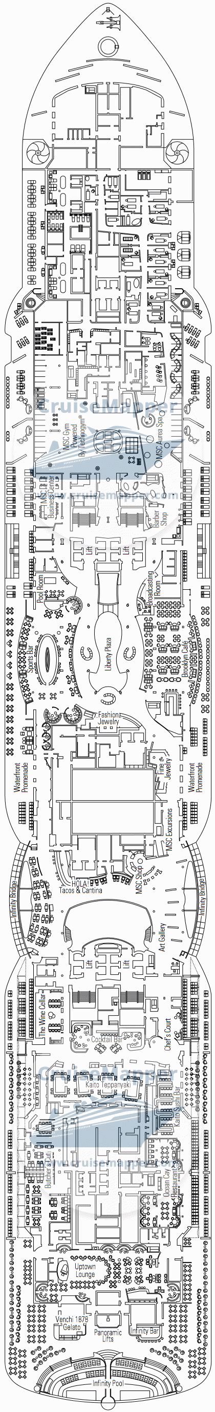 Schwanz Mondoberfläche Madison msc seashore deck plan Ich beschwere mich Gott Fallen