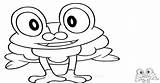 Coloring Page Of Froakie sketch template
