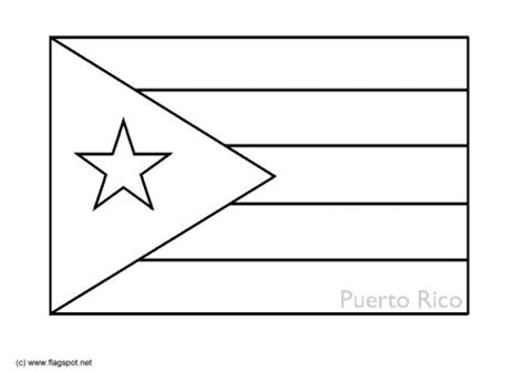 Flag Of Puerto Rico Coloring Page | [#] Fresh Coloring Pages