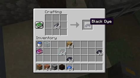 How to make black dye in Minecraft? - Pro Game Guides