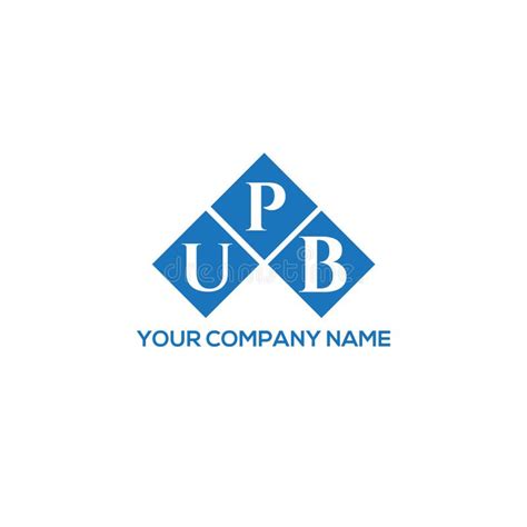 UPB Letter Logo Design on White Background. UPB Creative Initials ...