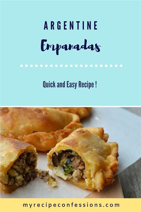 Argentine Empanadas - My Recipe Confessions | Recipes, Empanadas, Meat recipes