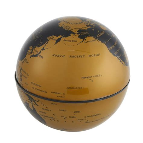 Led World Map Floating Globe C Shape Levitation Floating 3 Inches Globe ...