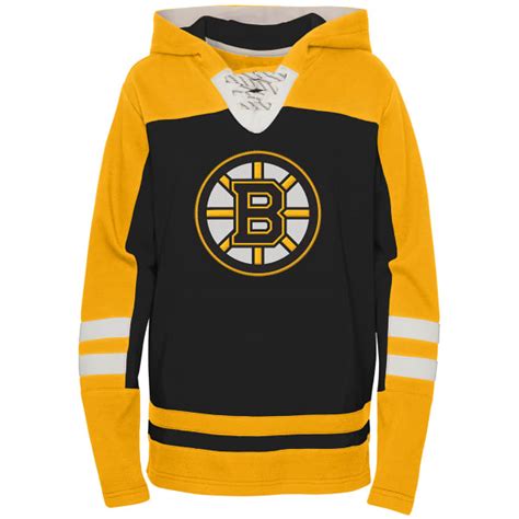 BOSTON BRUINS Kids' Outerstuff Ageless Revisited Lace-Up V-Neck ...