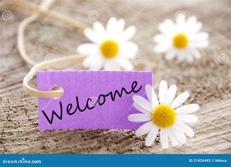 Banner with Welcome stock image. Image of connect, greetings - 31426445