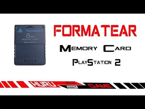 Playstation 2 - Formatear Memory Card PS2 - YouTube