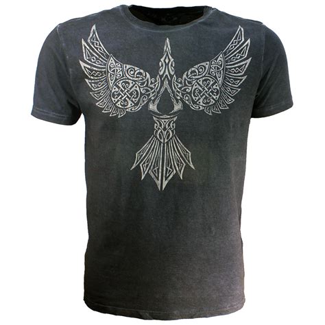 Assassin's Creed Valhalla Raven T-Shirt - Officiële Merchandise - Popmerch.com