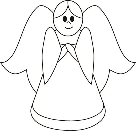 Printable Angel Outline