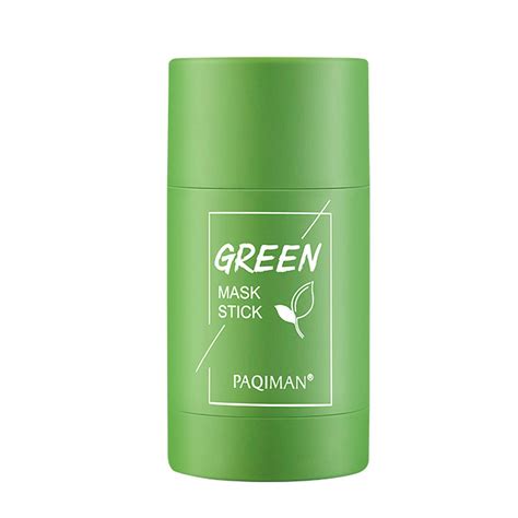 Green Tea Purifying Clay Mask Stick, Facial Moisturizing, Oil Control, Deep Cleansing Pores ...