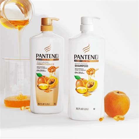 Pantene Pro-V Essential Botanicals Moisturizing Shampoo and Conditioner ...