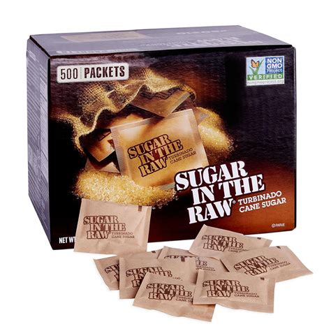 Sugar in the Raw Natural Cane Turbinado Sugar (4.5 g., 500 pk.) - Walmart.com