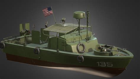 Patrol Boat River 31 Mk 2 (PBR) - 3D model by S.Bauer (@S.Bauer007) [13e1dae] - Sketchfab