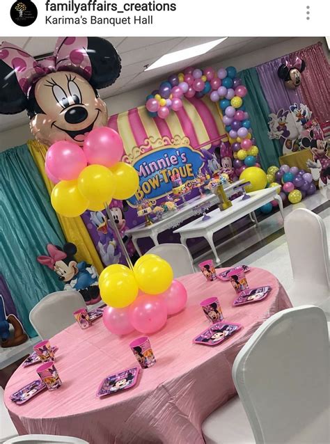 Minnie Mouse Bow-tique Birthday Party